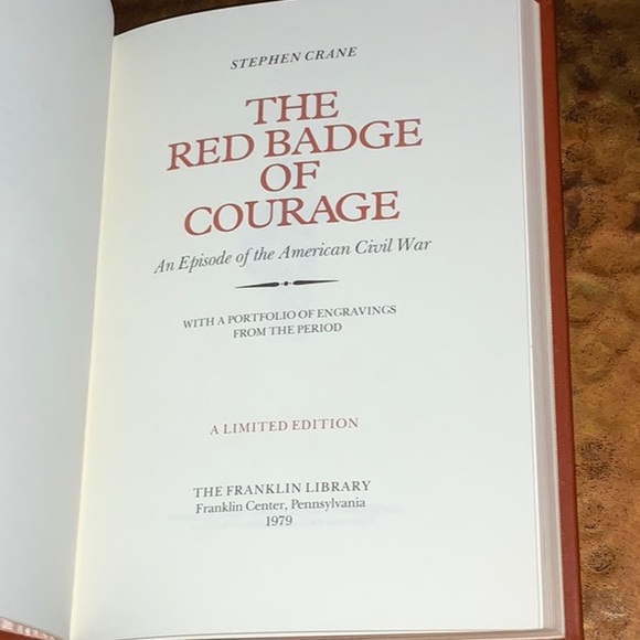 Red Badge of Courage - Stephen Crane - Franklin Library 1979 A Limited Edition - Picture 2 of 11